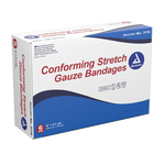 Dynarex Stretch Gauze Bandage Roll - Sterile, 6" 6ea/bx, 8bxs/cs (48 Count) Dynarex Stretch Gauze Bandage Roll - Sterile, 6" 6ea/bx, 8bxs/cs (48 Count)