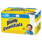Bounty Essentials Select-A-Size Kitchen Roll Paper Towels, 2-Ply, 104 Sheets/Roll, 12 Rolls/Carton Bounty Essentials Select-A-Size Kitchen Roll Paper Towels, 2-Ply, 104 Sheets/Roll, 12 Rolls/Carton