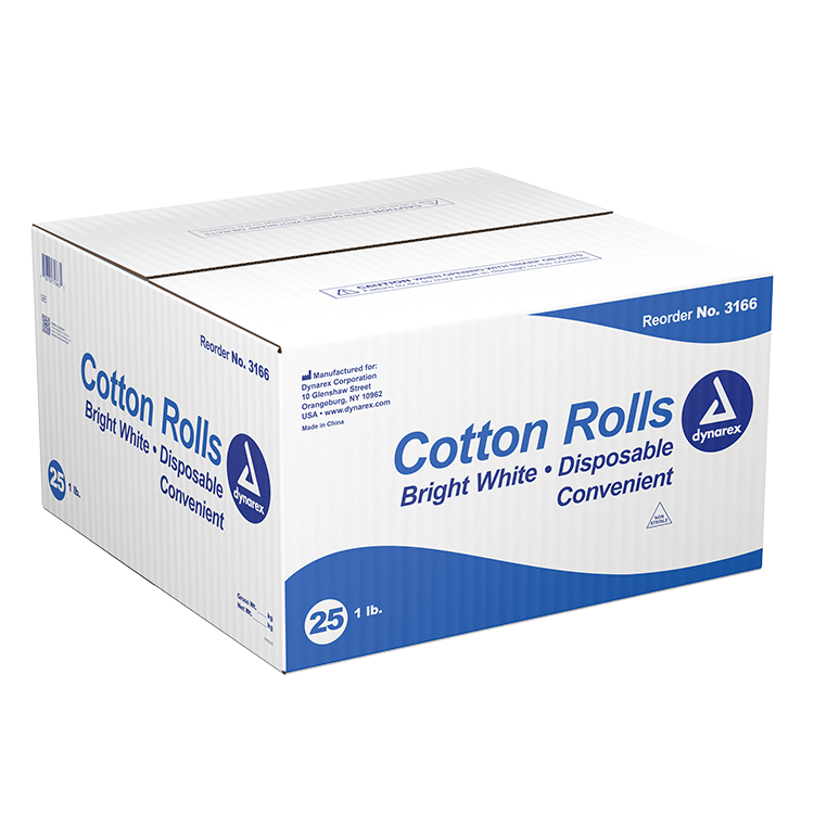 Dynarex Cotton Rolls, 1 lb. - 25ea/case (25 Count) Dynarex Cotton Rolls, 1 lb. - 25ea/case (25 Count)