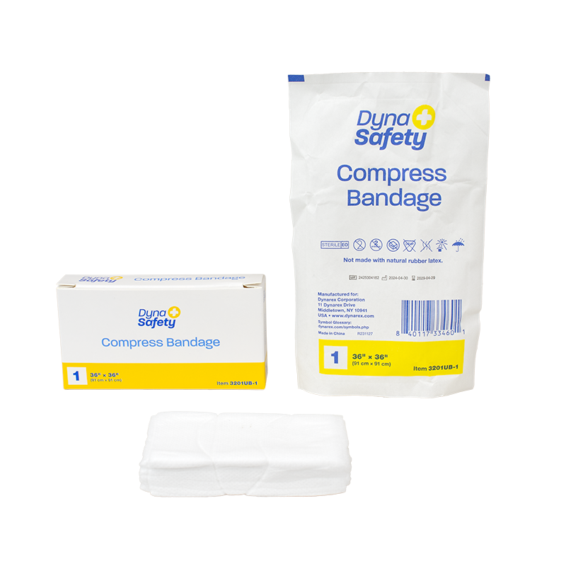 Dynarex Compress Bandage - 1/Unit - 1ea/bx, 50bx/cs (50 Count) Dynarex Compress Bandage - 1/Unit - 1ea/bx, 50bx/cs (50 Count)
