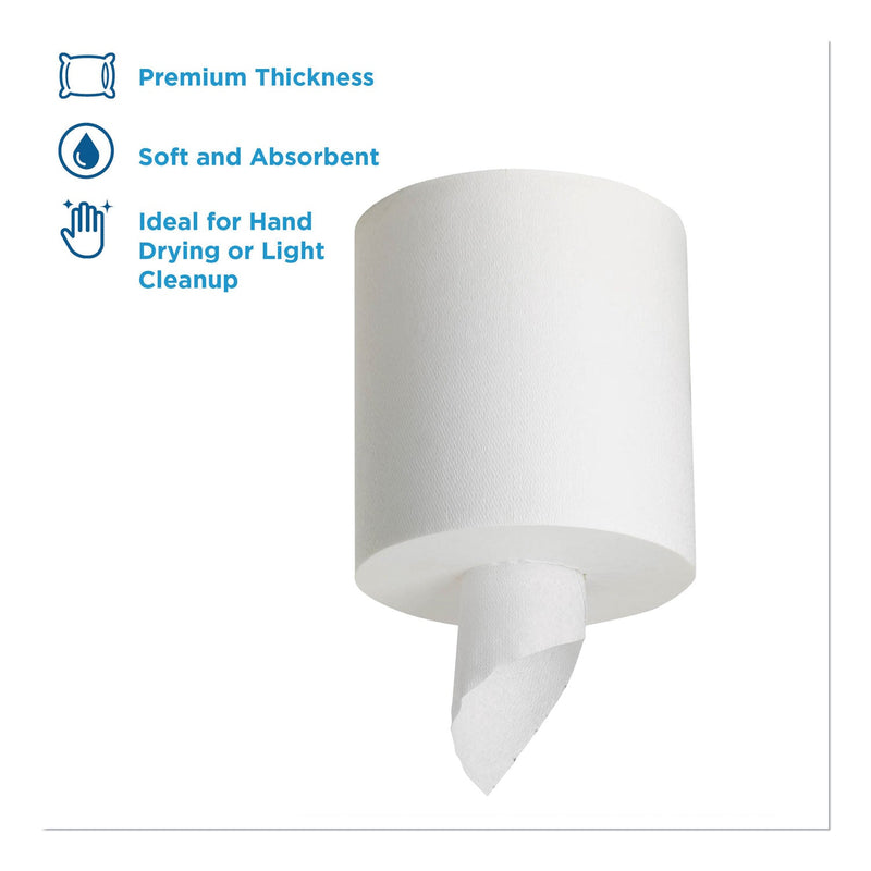 Georgia Pacific SofPull Center-Pull Perforated Paper Towels, 1-Ply, 7.8 x 15, White, 320/Roll, 6 Rolls/Carton Georgia Pacific SofPull Center-Pull Perforated Paper Towels, 1-Ply, 7.8 x 15, White, 320/Roll, 6 Rolls/Carton