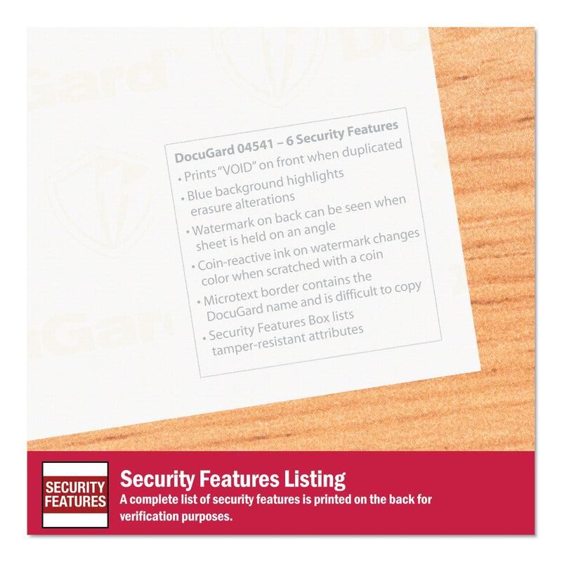 DocuGard Medical Security Papers, 24 lb Bond Weight, 8.5 x 11, Blue, 500/Ream DocuGard Medical Security Papers, 24 lb Bond Weight, 8.5 x 11, Blue, 500/Ream