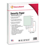 DocuGard Medical Security Papers, 24 lb Bond Weight, 8.5 x 11, Green, 500/Ream DocuGard Medical Security Papers, 24 lb Bond Weight, 8.5 x 11, Green, 500/Ream