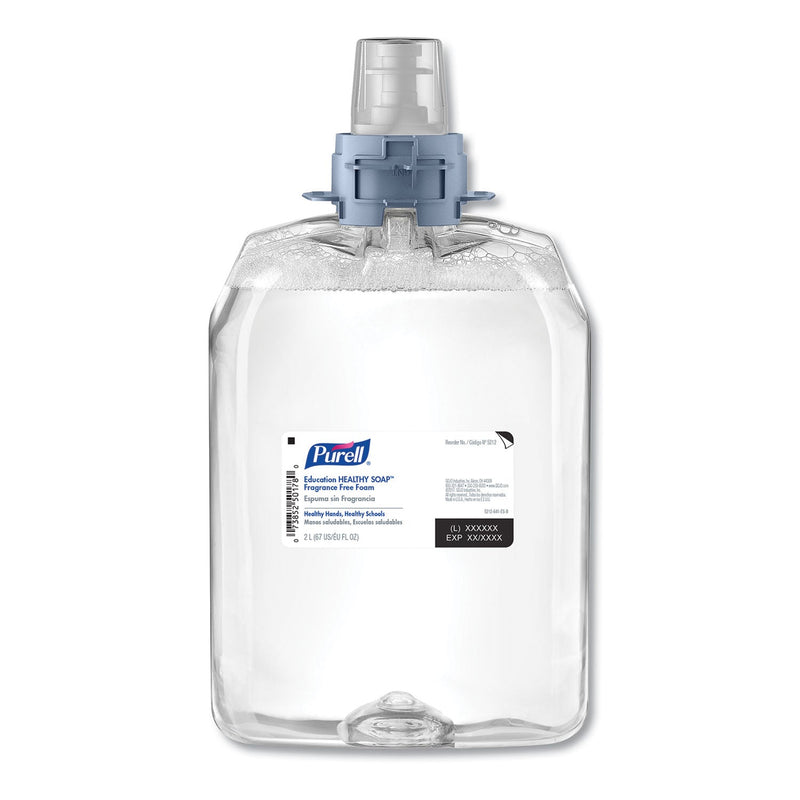 PURELL Education HEALTHY SOAP Fragrance Free Foam, 2,000 mL, 2/Carton PURELL Education HEALTHY SOAP Fragrance Free Foam, 2,000 mL, 2/Carton
