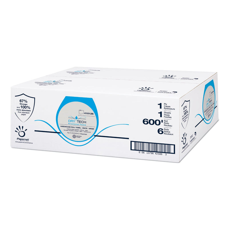 Papernet Dry Tech Paper Towel, 7.5" x 600 ft, White, 6/Carton Papernet Dry Tech Paper Towel, 7.5" x 600 ft, White, 6/Carton