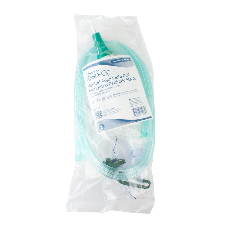 Dynarex Resp-O2 Venturi Select A Vent Elongated Mask (50 Count) Dynarex Resp-O2 Venturi Select A Vent Elongated Mask (50 Count)