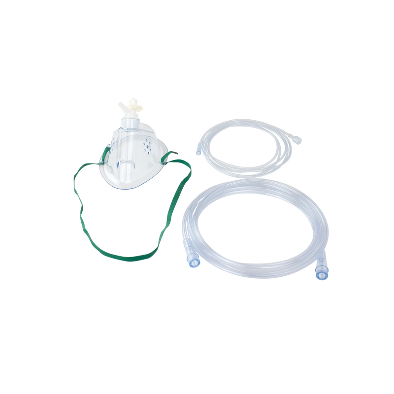Dynarex EtCO2 Elongated Mask w/ CO2 sampling line w/ 7', 2.1 m - (25 Count) Dynarex EtCO2 Elongated Mask w/ CO2 sampling line w/ 7', 2.1 m - (25 Count)