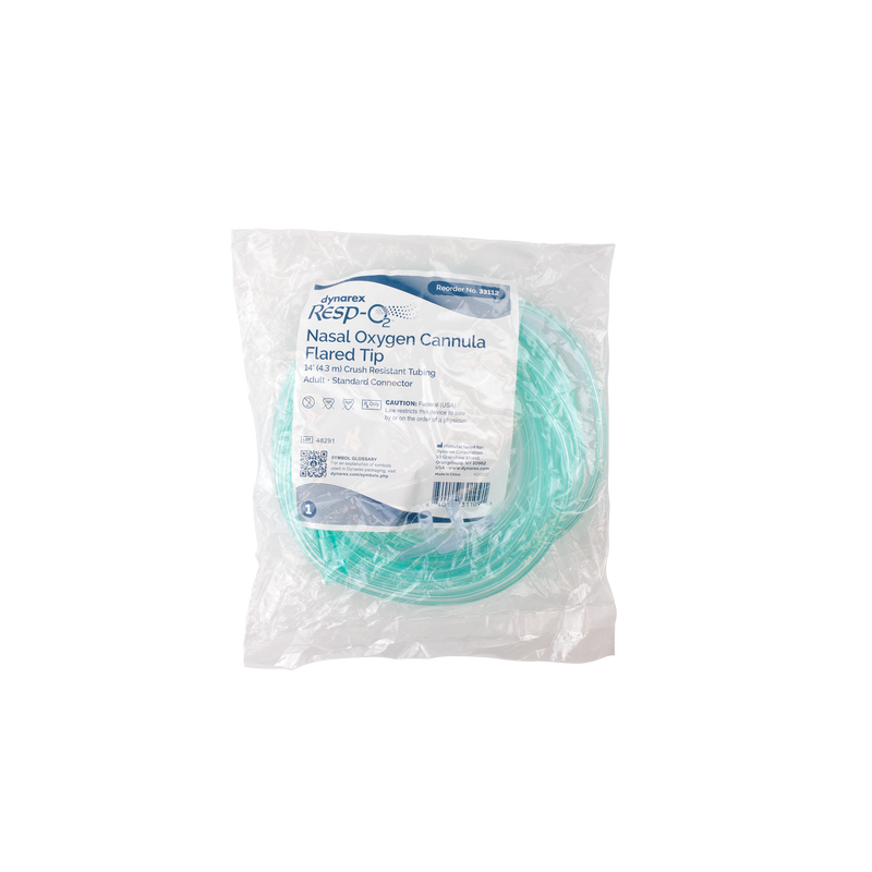 Dynarex Resp-O2 Nasal Oxygen Cannula, Flared Tip (50 Count) Dynarex Resp-O2 Nasal Oxygen Cannula, Flared Tip (50 Count)