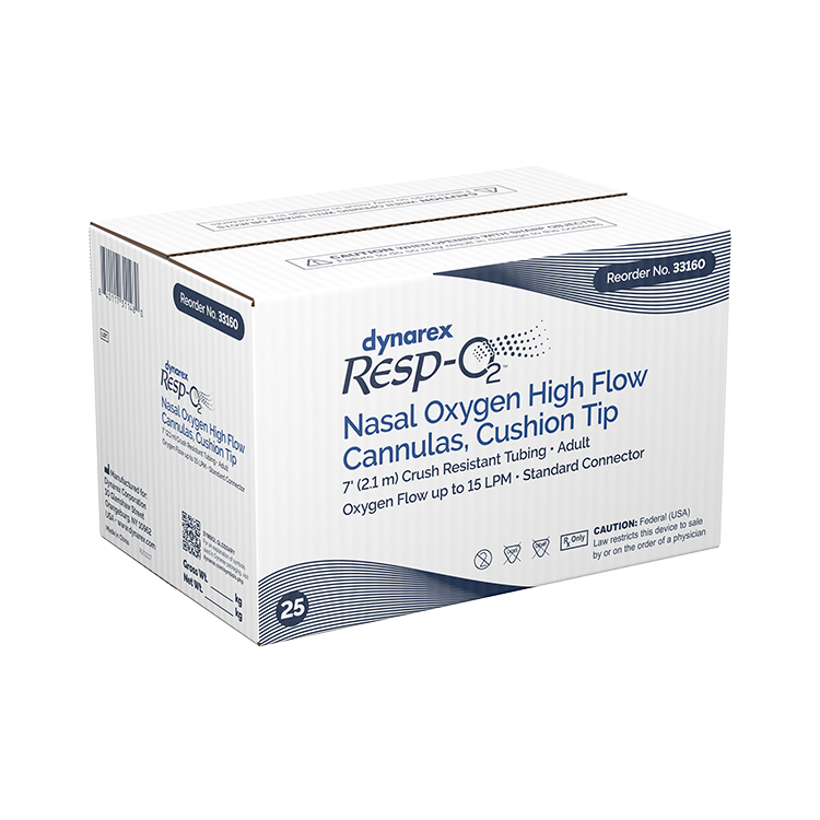 Dynarex Resp-O2 Nasal Oxygen High Flow Cannula Cushion Tip (25 Count) Dynarex Resp-O2 Nasal Oxygen High Flow Cannula Cushion Tip (25 Count)