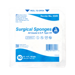 Dynarex Surgical Gauze Sponge - Sterile 10's, 4" x 4" 12 Ply, 10ea/bx, 128bxs/cs (1280 Count) Dynarex Surgical Gauze Sponge - Sterile 10's, 4" x 4" 12 Ply, 10ea/bx, 128bxs/cs (1280 Count)