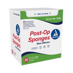 Dynarex Post-op Sponge - Sterile 2's, 4 Ply - 25ea/bx, 24bxs/cs (600 Count) Dynarex Post-op Sponge - Sterile 2's, 4 Ply - 25ea/bx, 24bxs/cs (600 Count)