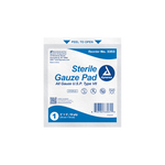 Dynarex Sterile Gauze Pads 1's - 12 Ply, 100ea/bx Dynarex Sterile Gauze Pads 1's - 12 Ply, 100ea/bx