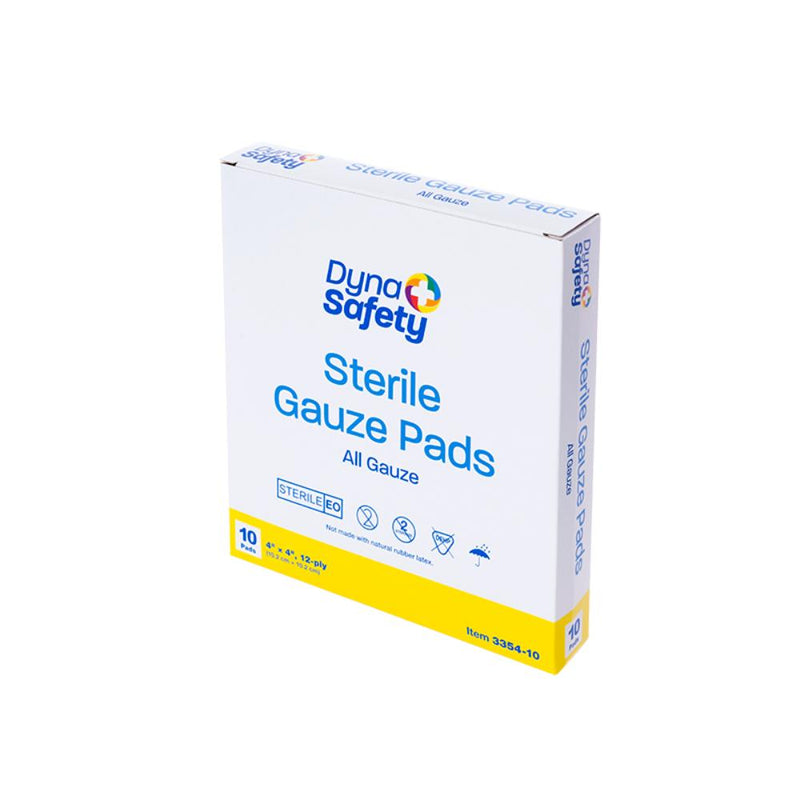 Dynarex Gauze Pad - Sterile 1's, 4" x 4" 12 Ply 25ea/bx, 28bxs/cs (700 Count) Dynarex Gauze Pad - Sterile 1's, 4" x 4" 12 Ply 25ea/bx, 28bxs/cs (700 Count)
