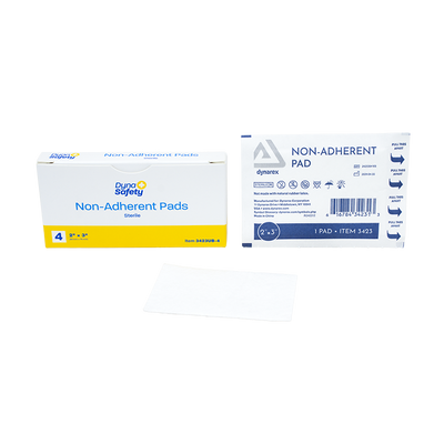 Dynarex Non-Adherent Pads - Sterile 4/Unit, 2" x 3" - 4ea/bx, 100bxs/cs (400 Count) Dynarex Non-Adherent Pads - Sterile 4/Unit, 2" x 3" - 4ea/bx, 100bxs/cs (400 Count)