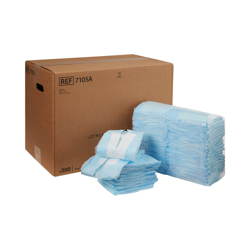 Disposable Underpad Simplicity™ Basic 17 X 24 Inch Fluff Light Absorbency (300 Count) Disposable Underpad Simplicity™ Basic 17 X 24 Inch Fluff Light Absorbency (300 Count)