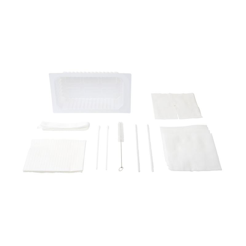 Dynarex Tracheostomy Care Kit - One Compartment Tray with No Gloves (20 Count) Dynarex Tracheostomy Care Kit - One Compartment Tray with No Gloves (20 Count)