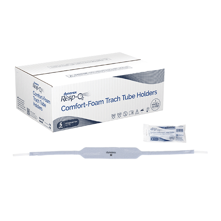 Dynarex Comfort-Foam Trach Tube Holder, 1-Piece (60 Count) Dynarex Comfort-Foam Trach Tube Holder, 1-Piece (60 Count)