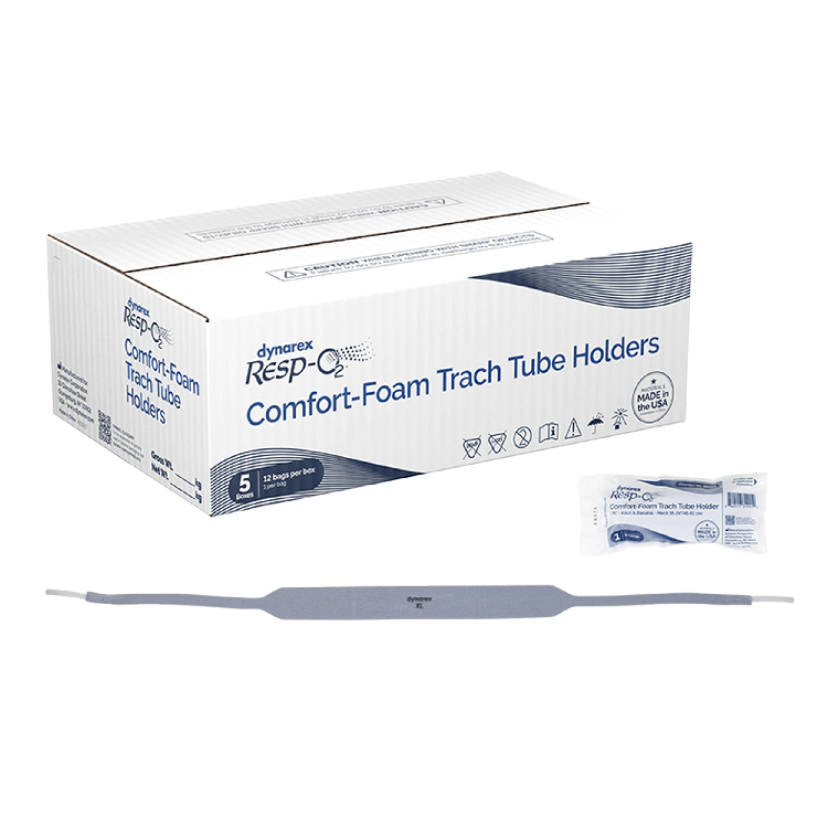 Dynarex Comfort-Foam Trach Tube Holder, 1-Piece (60 Count) Dynarex Comfort-Foam Trach Tube Holder, 1-Piece (60 Count)