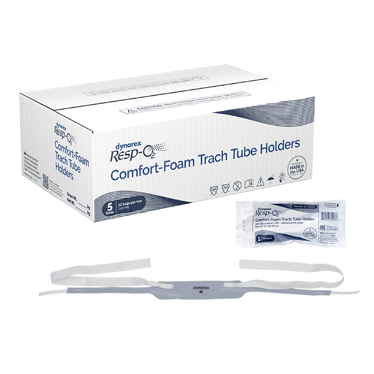 Dynarex Comfort-Foam Trach Tube Holder - Anti Disconnect, 1 Piece (60 Count) Dynarex Comfort-Foam Trach Tube Holder - Anti Disconnect, 1 Piece (60 Count)
