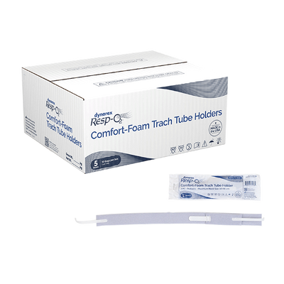 Dynarex Comfort-Foam Trach Tube Holder, 2-Piece (50 Count) Dynarex Comfort-Foam Trach Tube Holder, 2-Piece (50 Count)