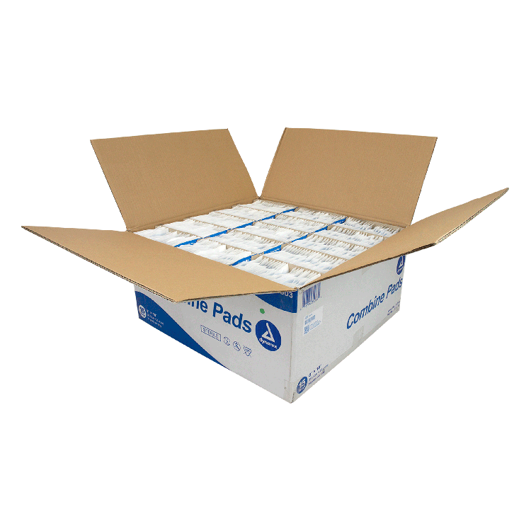 Dynarex Combine Pads 1/pouch - Sterile, 8" x 10" 24ea/bx, 15bxs/cs (360 Count) Dynarex Combine Pads 1/pouch - Sterile, 8" x 10" 24ea/bx, 15bxs/cs (360 Count)