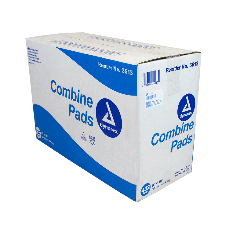 Dynarex Combine Pads - Non-Sterile, 8" x 10", Bulk (432 Count) Dynarex Combine Pads - Non-Sterile, 8" x 10", Bulk (432 Count)