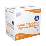 Dynarex Yellow Emergency Highway Blanket Premium - 54" x 80" (25 Count) Dynarex Yellow Emergency Highway Blanket Premium - 54" x 80" (25 Count)