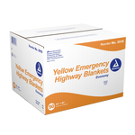 Dynarex Yellow Emergency Highway Blanket Economy - 54" x 80" (50 Count) Dynarex Yellow Emergency Highway Blanket Economy - 54" x 80" (50 Count)