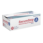Dynarex SecureStrip Adhesive Wound Closures - Sterile, 50ea/bx, 4bxs/cs (200 Count) Dynarex SecureStrip Adhesive Wound Closures - Sterile, 50ea/bx, 4bxs/cs (200 Count)