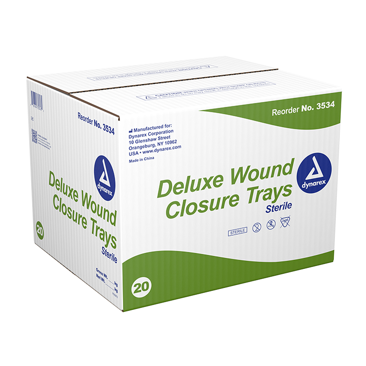 Dynarex Deluxe Wound Closure Trays (20 Count) Dynarex Deluxe Wound Closure Trays (20 Count)