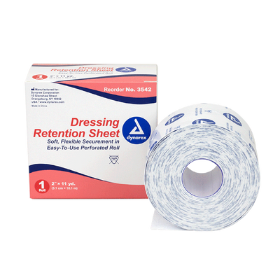 Dynarex Dressing Retention Sheet - Latex Free, 5ea/cs (5 Count) Dynarex Dressing Retention Sheet - Latex Free, 5ea/cs (5 Count)