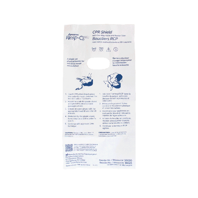 Dynarex CPR Face Shield in Soft Case w/ One-Way Valve, Barrier Filte (100 Count) Dynarex CPR Face Shield in Soft Case w/ One-Way Valve, Barrier Filte (100 Count)
