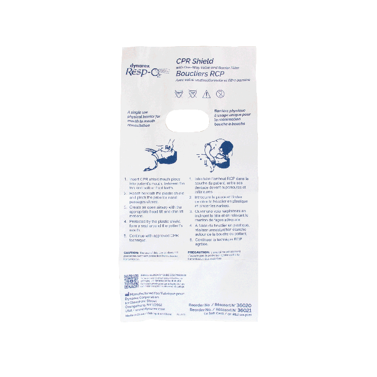 Dynarex CPR Face Shield in Soft Case w/ One-Way Valve, Barrier Filte (100 Count) Dynarex CPR Face Shield in Soft Case w/ One-Way Valve, Barrier Filte (100 Count)