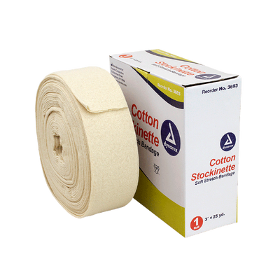 Dynarex Cotton Stockinette, 4 Rolls/cs (4 Count) Dynarex Cotton Stockinette, 4 Rolls/cs (4 Count)
