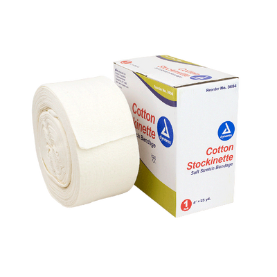 Dynarex Cotton Stockinette, 4 Rolls/cs (4 Count) Dynarex Cotton Stockinette, 4 Rolls/cs (4 Count)