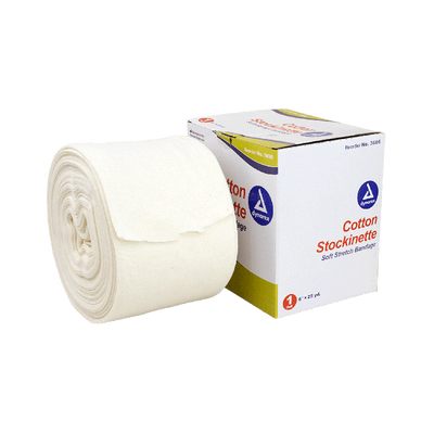 Dynarex Cotton Stockinette, 4 Rolls/cs (4 Count) Dynarex Cotton Stockinette, 4 Rolls/cs (4 Count)