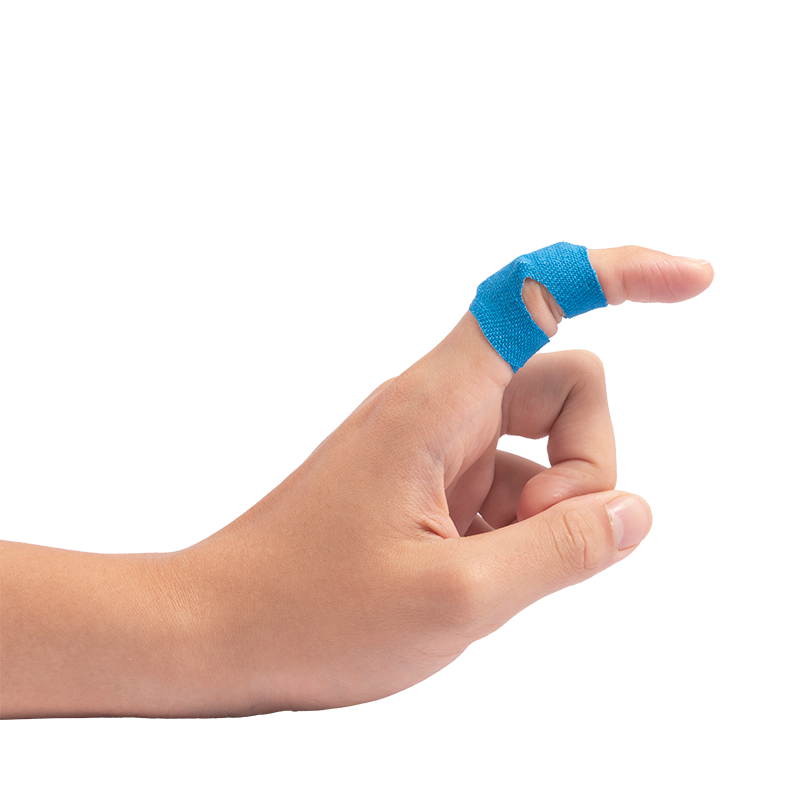 Dynarex Blue Metal Detectable Woven Bandage - Knuckle - 50ea/bx, 50bxs/cs (2500 Count) Dynarex Blue Metal Detectable Woven Bandage - Knuckle - 50ea/bx, 50bxs/cs (2500 Count)