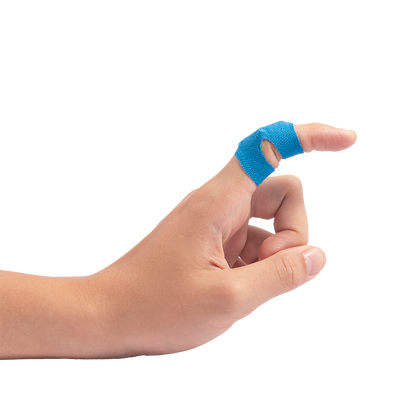 Dynarex Blue Metal Detectable Woven Bandage - Knuckle - 8ea/bx, 50bxs/cs (400 Count) Dynarex Blue Metal Detectable Woven Bandage - Knuckle - 8ea/bx, 50bxs/cs (400 Count)