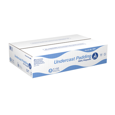Dynarex Undercast Padding, 2" x 4 yd, 100% Polyester - 20ea/bx, 4bxs/cs (80 Count) Dynarex Undercast Padding, 2" x 4 yd, 100% Polyester - 20ea/bx, 4bxs/cs (80 Count)