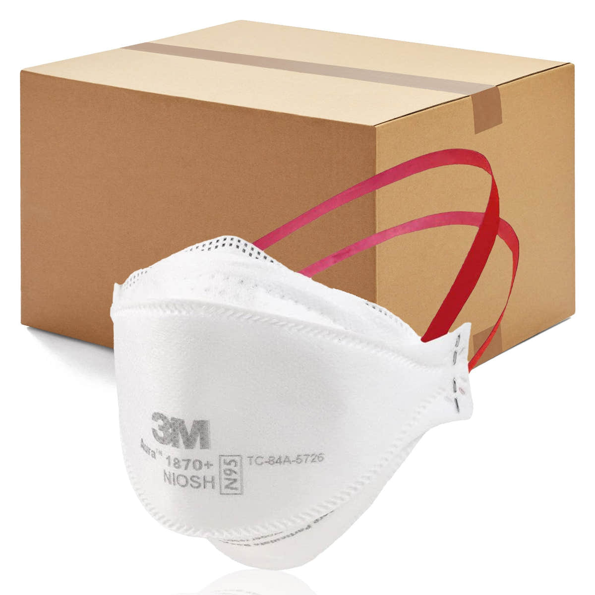 3M 440pcs Aura 1870+ Particulate Respirator N95 Face Mask, Regular Size, Individually wrapped & Flat Fold 3M 440pcs Aura 1870+ Particulate Respirator N95 Face Mask, Regular Size, Individually wrapped & Flat Fold