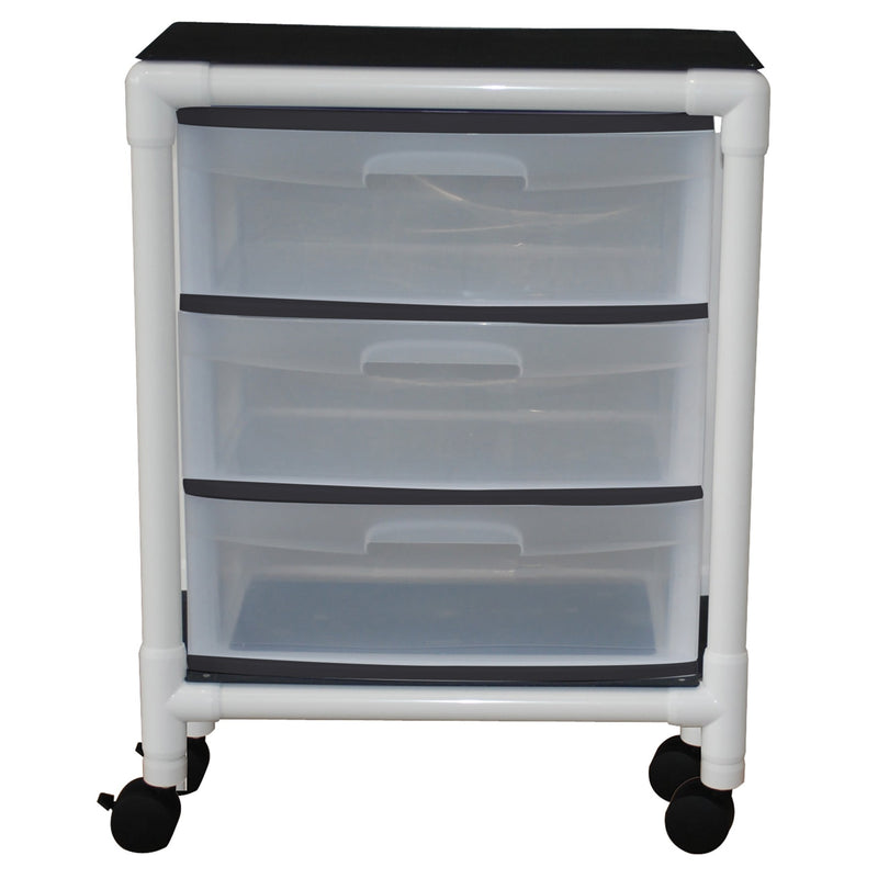 MJM International 3U3D-S Universal isolation cart with 3 slide out drawers, no bottom shelf space, internal drawer size: 19.125" W x 14" D x 6.5" H MJM International 3U3D-S Universal isolation cart with 3 slide out drawers, no bottom shelf space, internal drawer size: 19.125" W x 14" D x 6.5" H