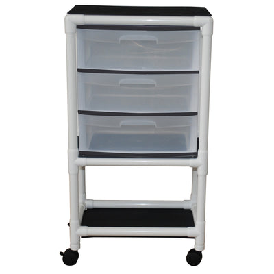 MJM International 3U3D Universal cart with 3 slide out drawers; drawer size: 19.125" W x 14" D x 6.5" H MJM International 3U3D Universal cart with 3 slide out drawers; drawer size: 19.125" W x 14" D x 6.5" H
