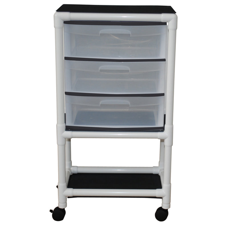 MJM International 3U3D Universal cart with 3 slide out drawers; drawer size: 19.125" W x 14" D x 6.5" H MJM International 3U3D Universal cart with 3 slide out drawers; drawer size: 19.125" W x 14" D x 6.5" H