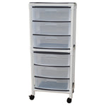 MJM International 3U6D Universal cart with 6 slide out drawers; drawer size: 19.125" W x 14" D x 6.5" H MJM International 3U6D Universal cart with 6 slide out drawers; drawer size: 19.125" W x 14" D x 6.5" H
