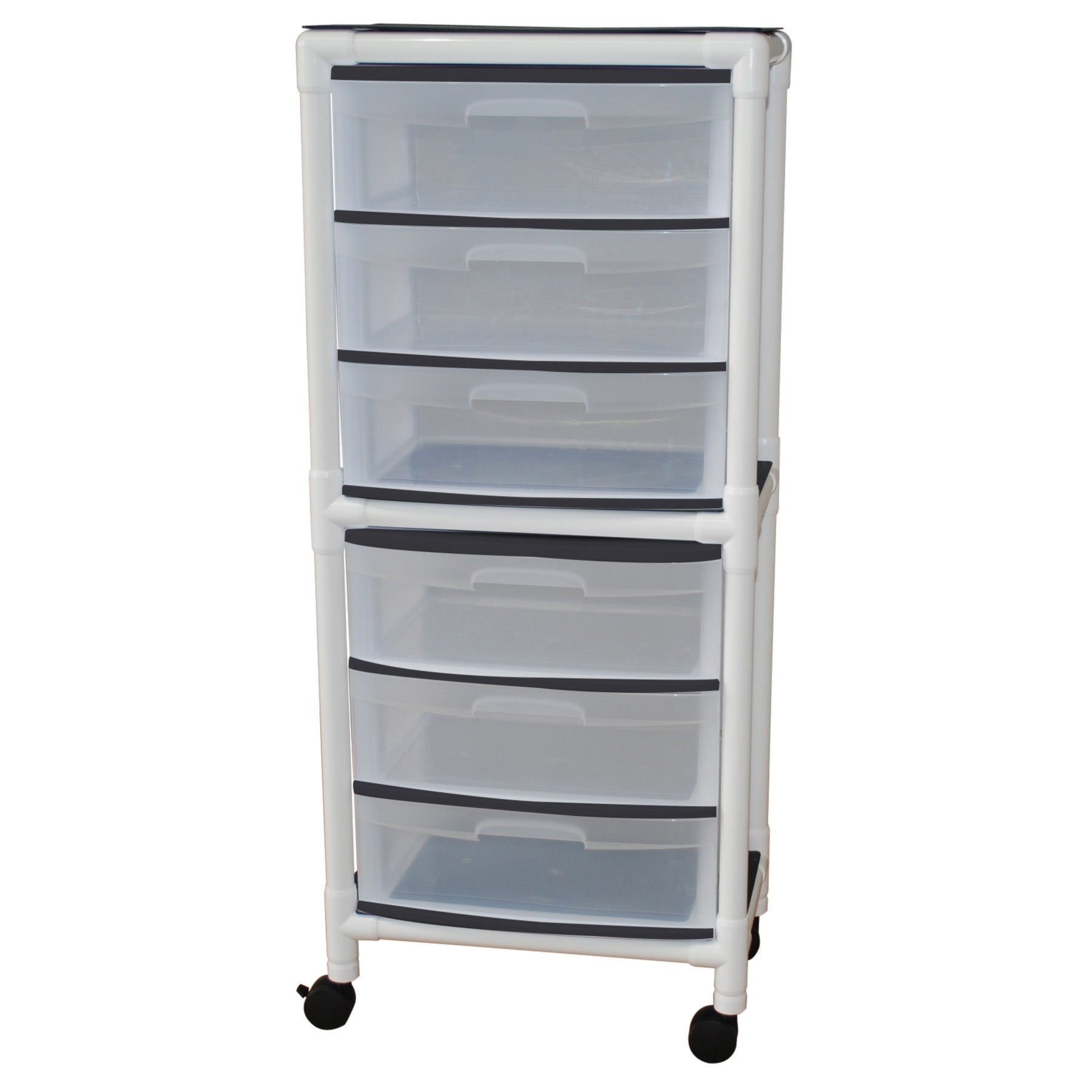 MJM International 3U6D Universal cart with 6 slide out drawers; drawer size: 19.125" W x 14" D x 6.5" H MJM International 3U6D Universal cart with 6 slide out drawers; drawer size: 19.125" W x 14" D x 6.5" H