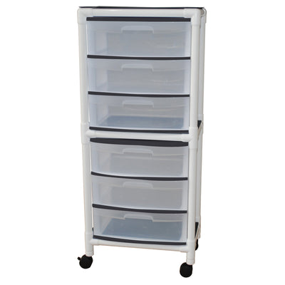 MJM International 3U6D Universal cart with 6 slide out drawers; drawer size: 19.125" W x 14" D x 6.5" H MJM International 3U6D Universal cart with 6 slide out drawers; drawer size: 19.125" W x 14" D x 6.5" H