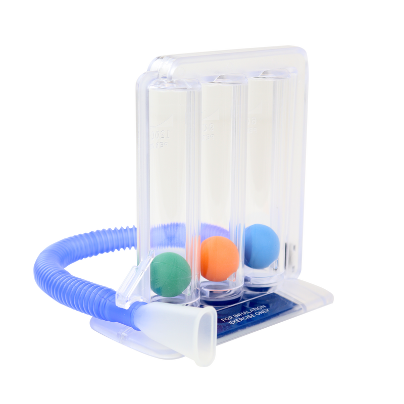 Dynarex Tri-Flow Chamber Incentive Spirometer - 12ea/case (12 Count) Dynarex Tri-Flow Chamber Incentive Spirometer - 12ea/case (12 Count)