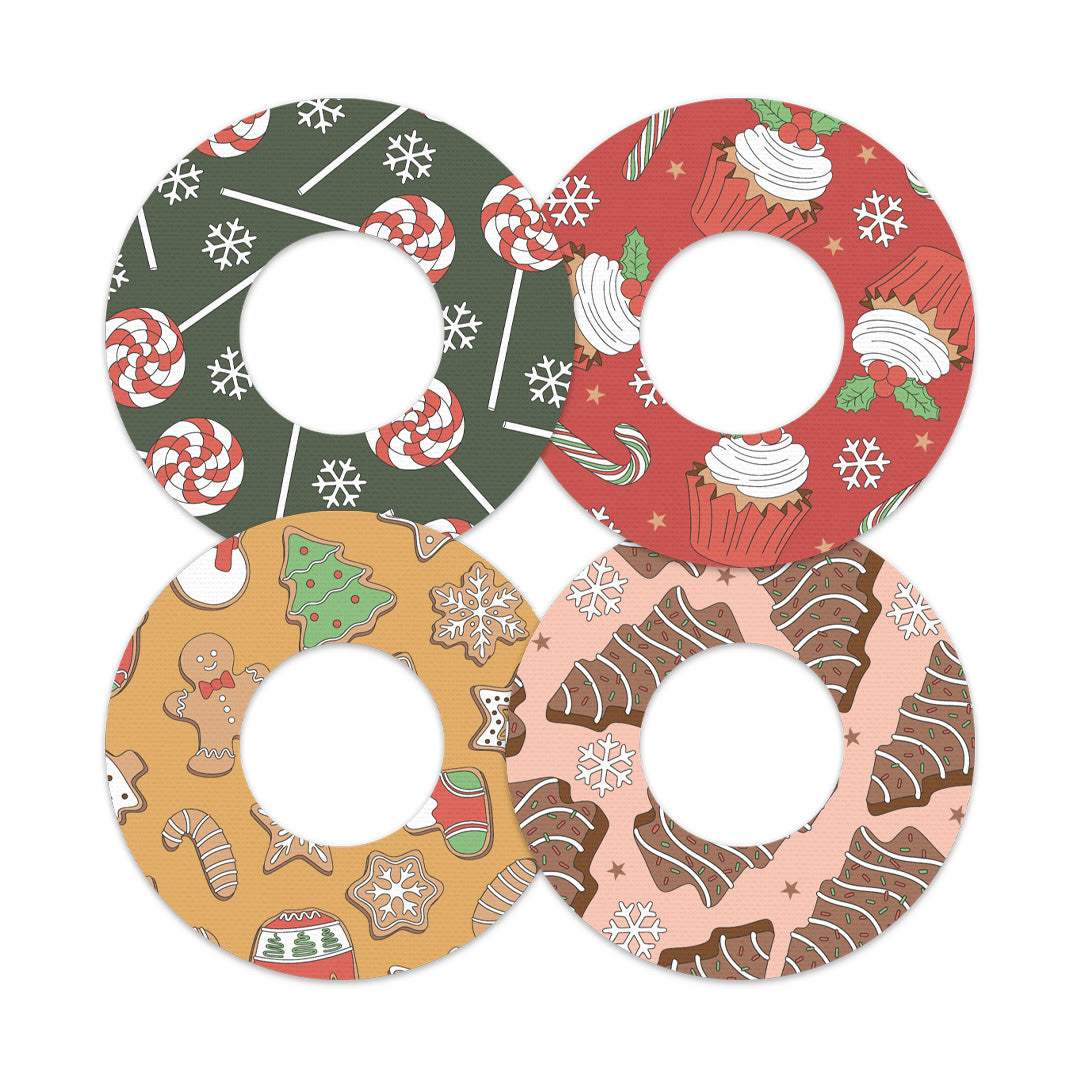 Christmas Treats Variety Freestyle Libre 2 Patch Tape - Pump Peelz Christmas Treats Variety Freestyle Libre 2 Patch Tape - Pump Peelz