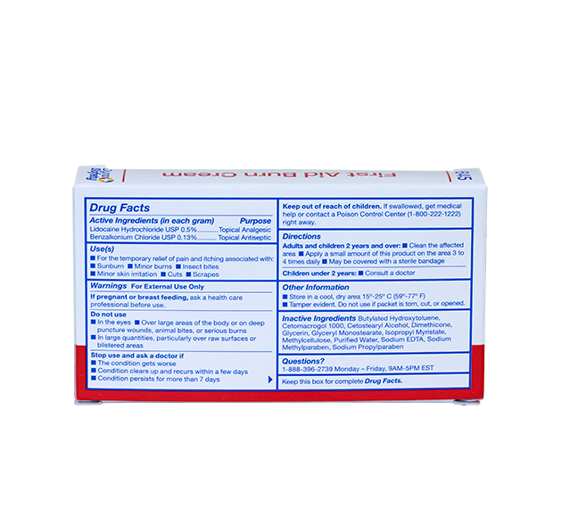 Dynarex First Aid Burn Cream, 0.9 g Foil Packet, 10/bx, 100bxs/case (1000 Count) Dynarex First Aid Burn Cream, 0.9 g Foil Packet, 10/bx, 100bxs/case (1000 Count)