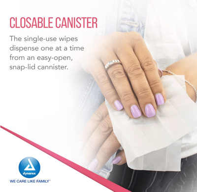 Dynarex Nice'n Fresh Towelette, 5.5" x 8", 18can/case (1260 Count) Dynarex Nice'n Fresh Towelette, 5.5" x 8", 18can/case (1260 Count)